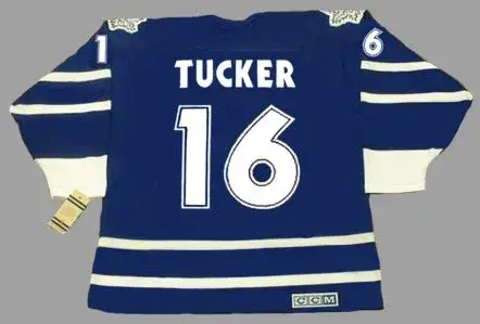 DARCY TUCKER Toronto Maple Leafs 1999 CCM Vintage Throwback NHL Hockey Jersey 
