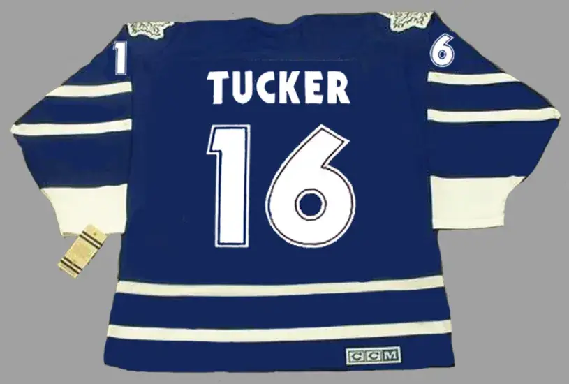 DARCY TUCKER Toronto Maple Leafs 1999 CCM Vintage Throwback NHL Hockey Jersey 