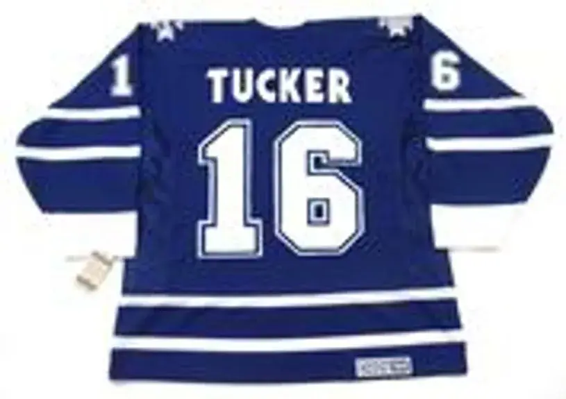 DARCY TUCKER Toronto Maple Leafs 2001 CCM Vintage Throwback NHL Hockey Jersey 