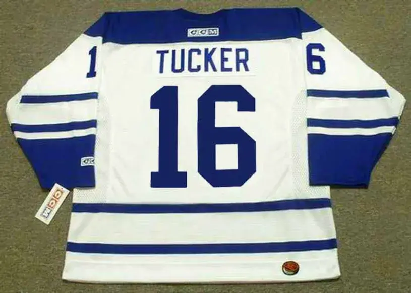 DARCY TUCKER Toronto Maple Leafs 2005 CCM Throwback NHL Hockey Jersey 