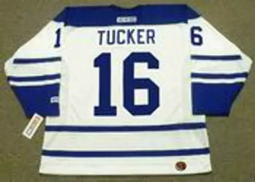 DARCY TUCKER Toronto Maple Leafs 2005 CCM Throwback NHL Hockey Jersey 