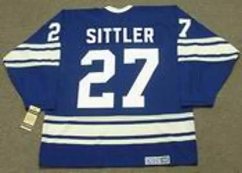 DARRYL SITTLER Toronto Maple Leafs 1970 CCM Vintage Throwback NHL Hockey Jersey 