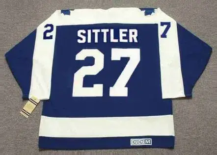 DARRYL SITTLER Toronto Maple Leafs 1975 Away CCM Throwback NHL Hockey Jersey
