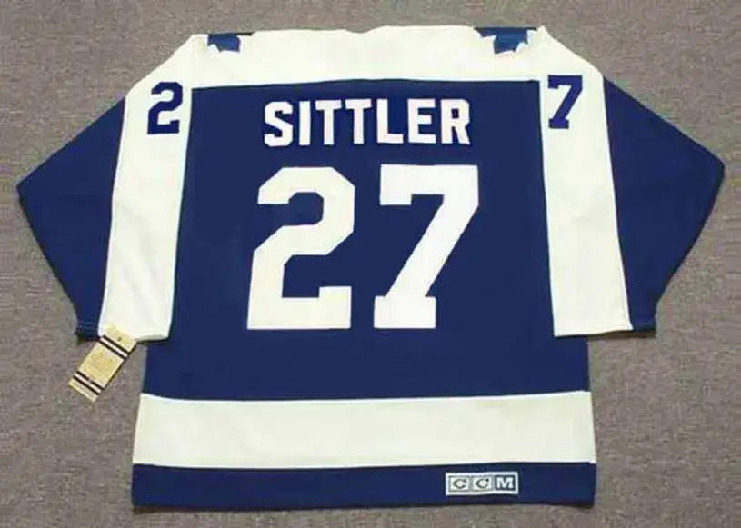 DARRYL SITTLER Toronto Maple Leafs 1975 Away CCM Throwback NHL Hockey Jersey