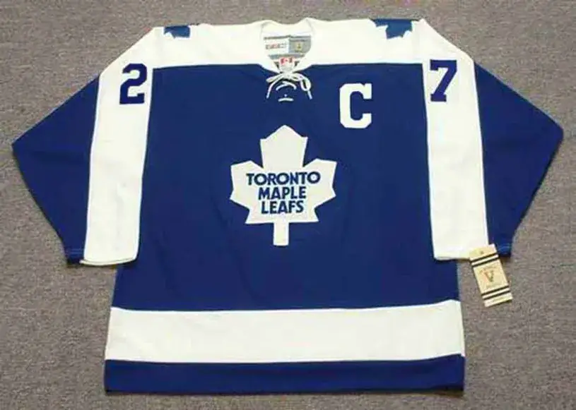 DARRYL SITTLER Toronto Maple Leafs 1975 Away CCM Throwback NHL Hockey Jersey 