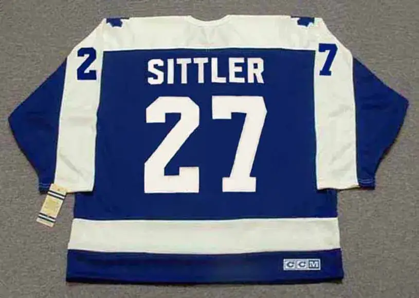DARRYL SITTLER Toronto Maple Leafs 1978 Away CCM Vintage Throwback Jersey 