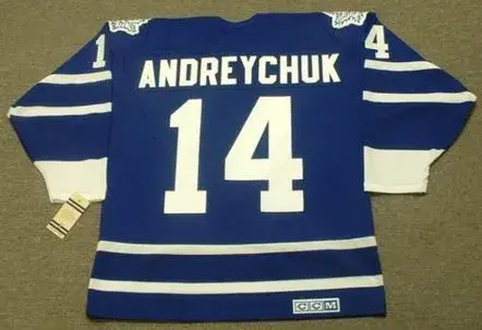 DAVE ANDREYCHUK Toronto Maple Leafs 1993 CCM Vintage Throwback NHL Jersey 