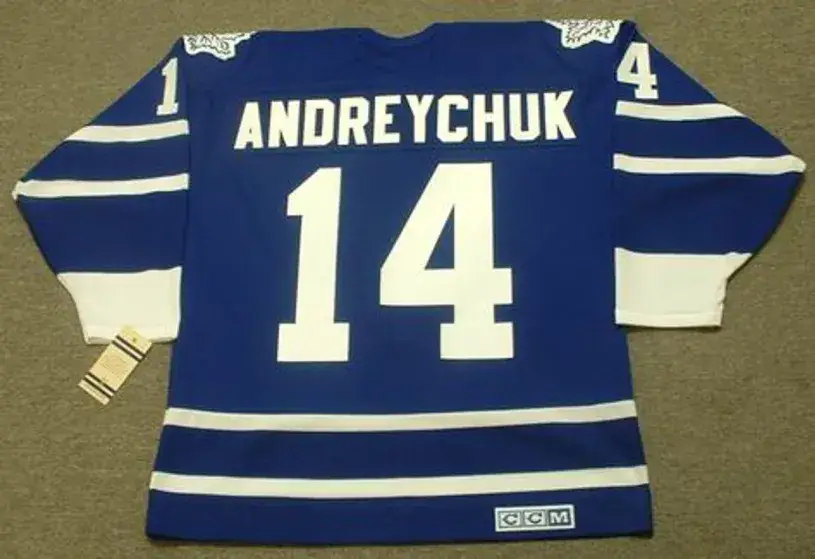 DAVE ANDREYCHUK Toronto Maple Leafs 1993 CCM Vintage Throwback NHL Jersey 