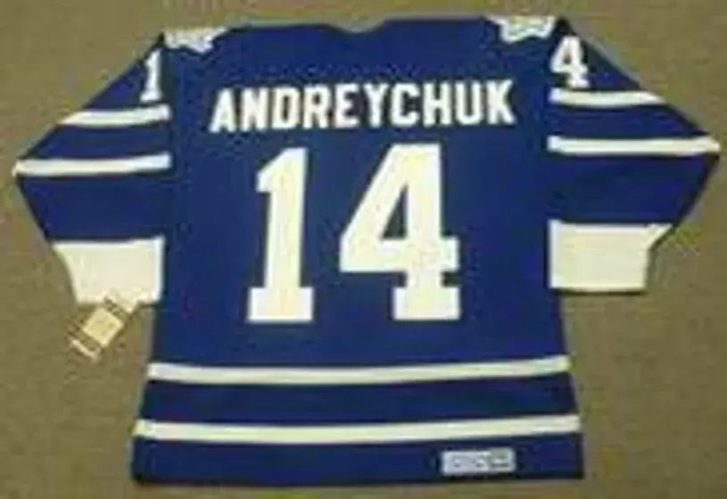 DAVE ANDREYCHUK Toronto Maple Leafs 1993 CCM Vintage Throwback NHL Jersey 