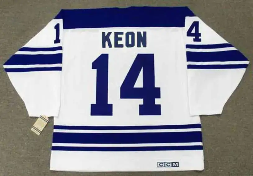 DAVE KEON Toronto Maple Leafs 1967 Away CCM Throwback NHL Hockey Jersey 