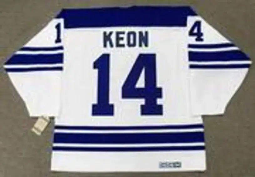 DAVE KEON Toronto Maple Leafs 1967 Away CCM Throwback NHL Hockey Jersey 