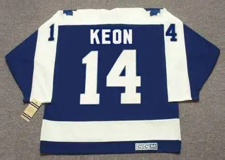 DAVE KEON Toronto Maple Leafs 1970 CCM Vintage Throwback NHL Hockey Jersey