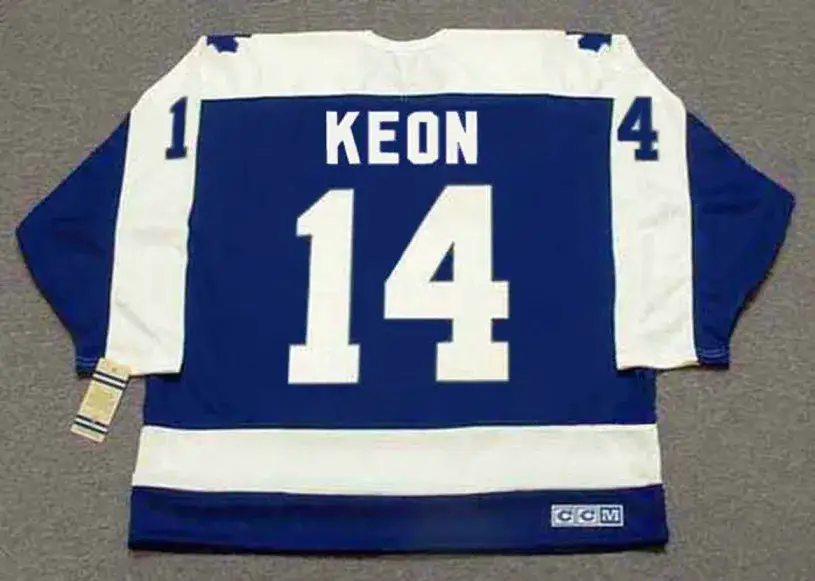 DAVE KEON Toronto Maple Leafs 1972 Away CCM Vintage Throwback NHL Hockey Jersey 