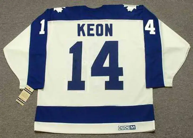 DAVE KEON Toronto Maple Leafs 1972 Home CCM Vintage Throwback NHL Hockey Jersey 