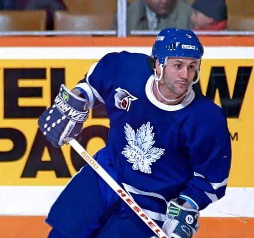 DOUG GILMOUR Toronto Maple Leafs 1991 CCM Vintage Throwback NHL Jersey 