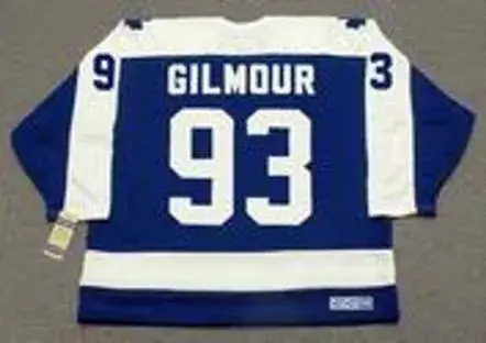 DOUG GILMOUR Toronto Maple Leafs 1992 Away CCM Throwback NHL Hockey Jersey 