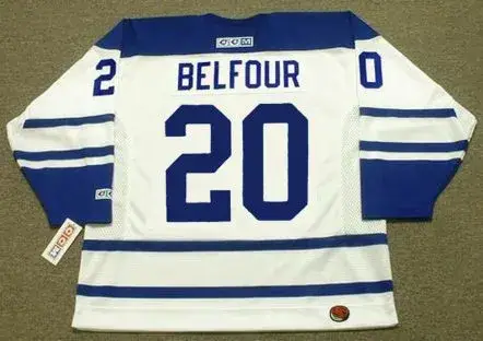 ED BELFOUR Toronto Maple Leafs 2002 CCM Throwback NHL Hockey Jersey 