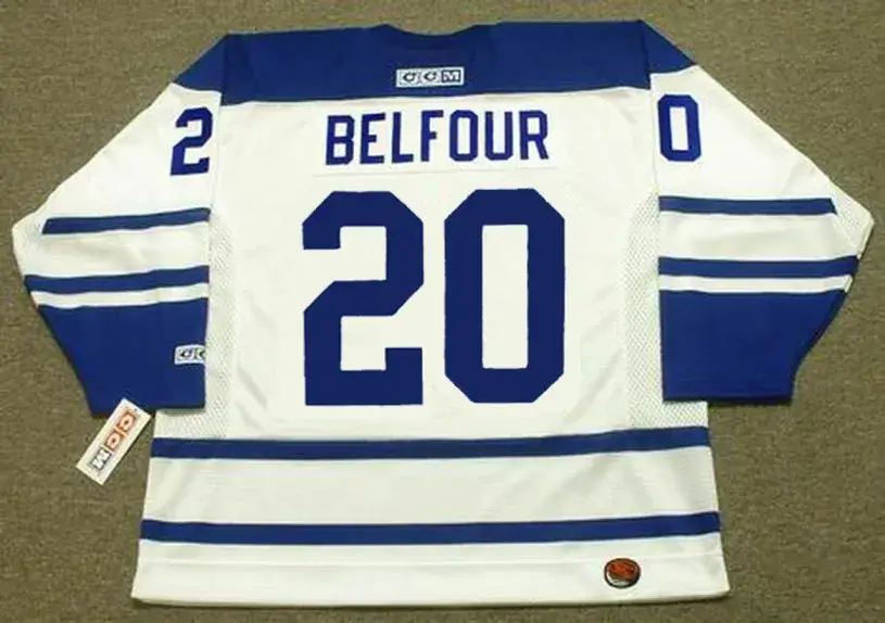 ED BELFOUR Toronto Maple Leafs 2002 CCM Throwback NHL Hockey Jersey 
