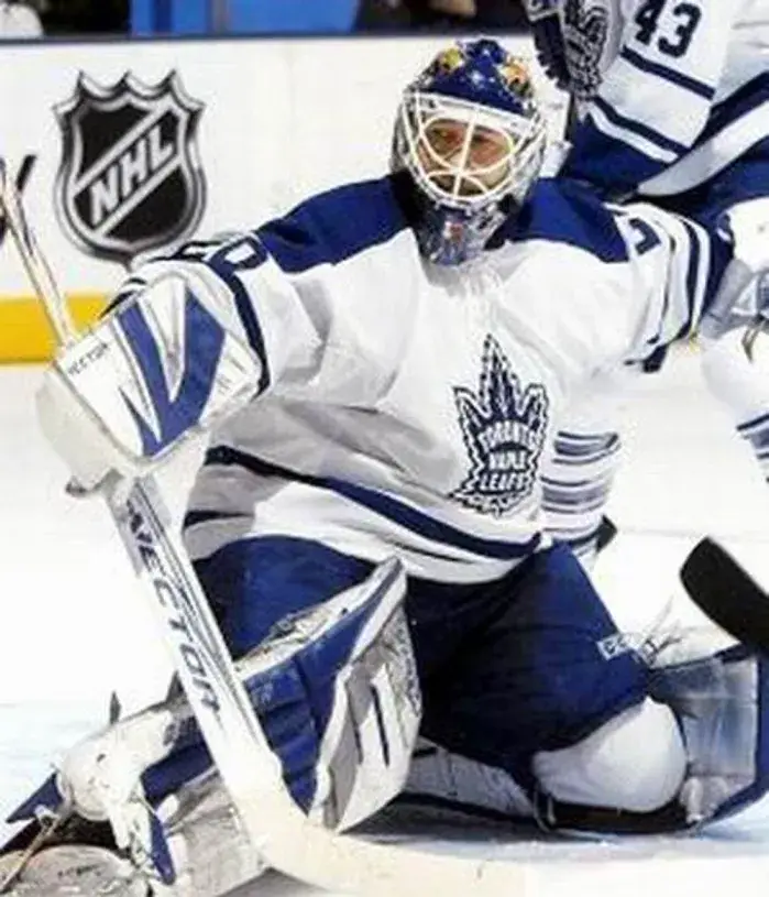 ED BELFOUR Toronto Maple Leafs 2002 CCM Throwback NHL Hockey Jersey 
