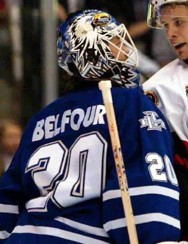 ED BELFOUR Toronto Maple Leafs 2002 CCM Vintage Throwback NHL Hockey Jersey 