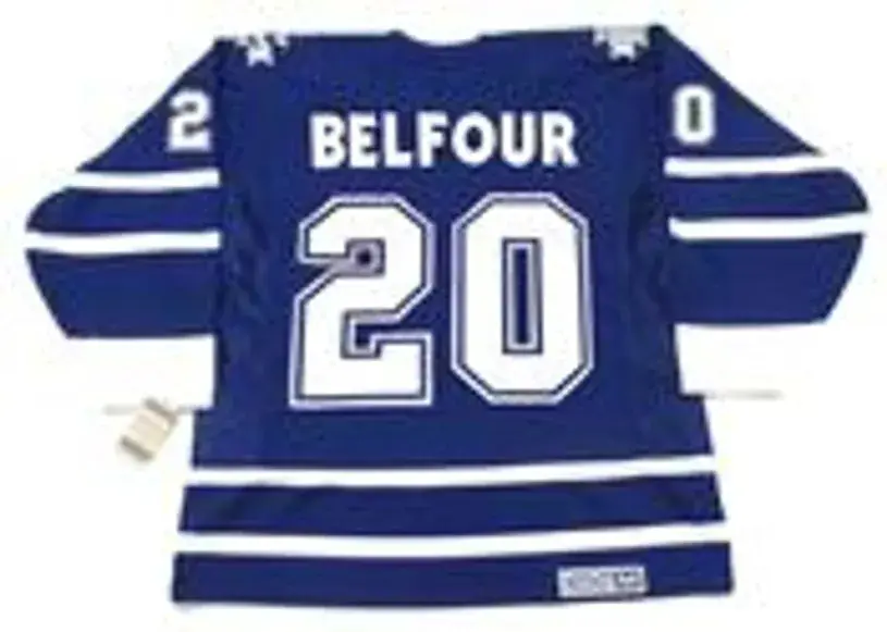 ED BELFOUR Toronto Maple Leafs 2002 CCM Vintage Throwback NHL Hockey Jersey 