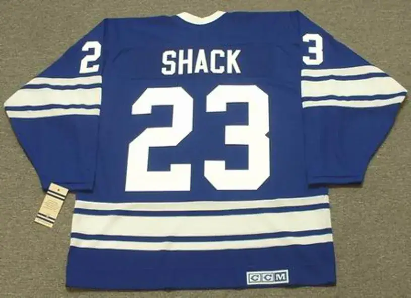 EDDIE SHACK Toronto Maple Leafs 1967 CCM Vintage Home NHL Hockey Jersey 