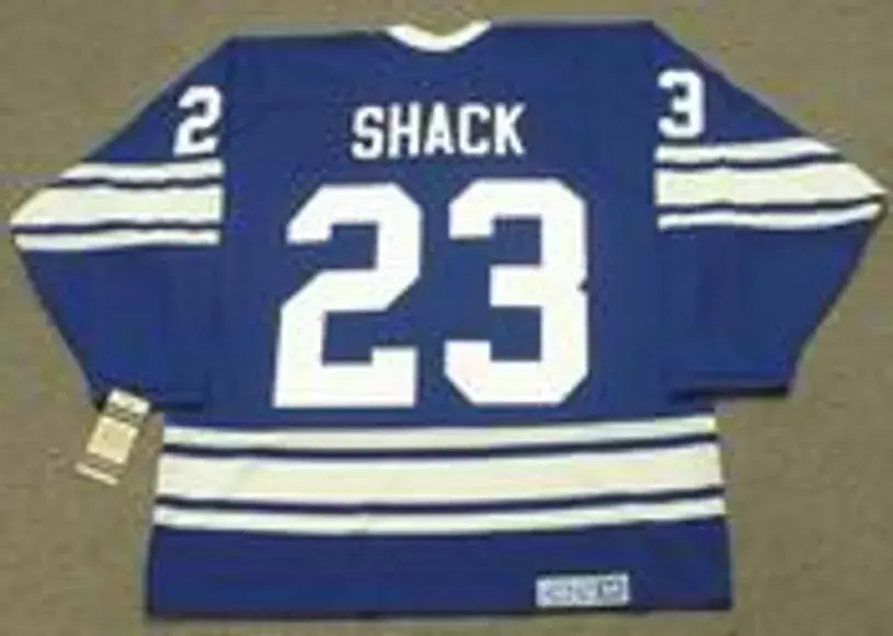EDDIE SHACK Toronto Maple Leafs 1967 CCM Vintage Home NHL Hockey Jersey 