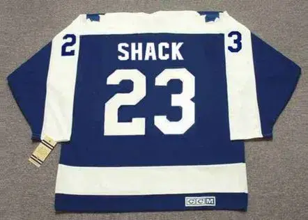 EDDIE SHACK Toronto Maple Leafs 1973 CCM Vintage Throwback NHL Hockey Jersey
