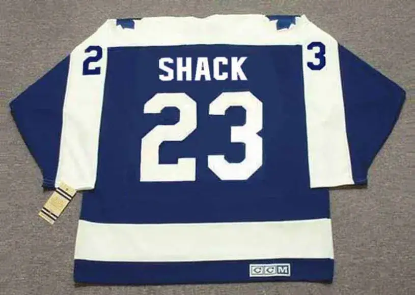 EDDIE SHACK Toronto Maple Leafs 1973 CCM Vintage Throwback NHL Hockey Jersey