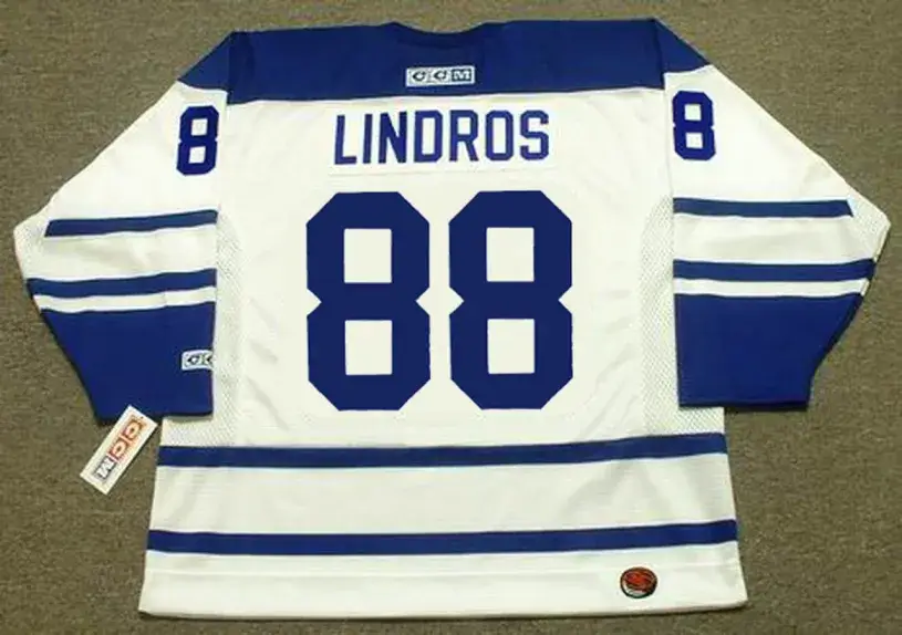 ERIC LINDROS Toronto Maple Leafs 2005 CCM Throwback NHL Hockey Jersey 