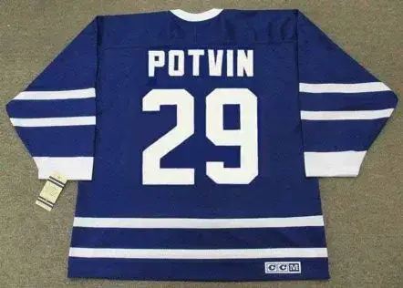 FELIX POTVIN Toronto Maple Leafs 1991 CCM Vintage Throwback NHL Jersey