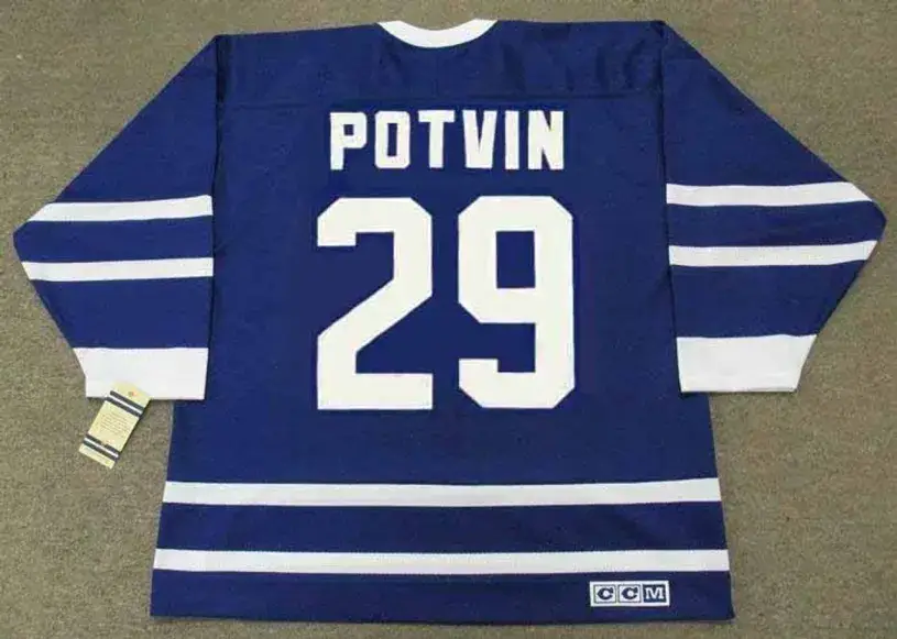 FELIX POTVIN Toronto Maple Leafs 1991 CCM Vintage Throwback NHL Jersey