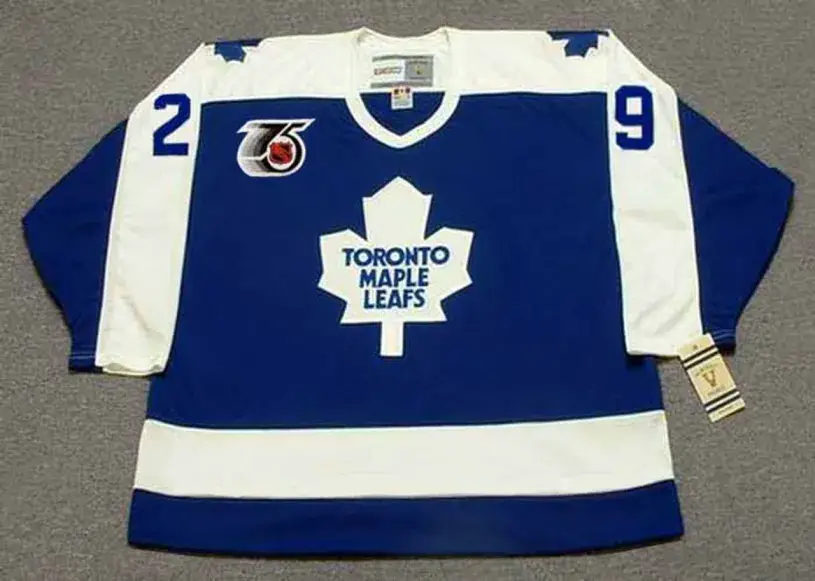 FELIX POTVIN Toronto Maple Leafs 1992 Away CCM Throwback NHL Hockey Jersey