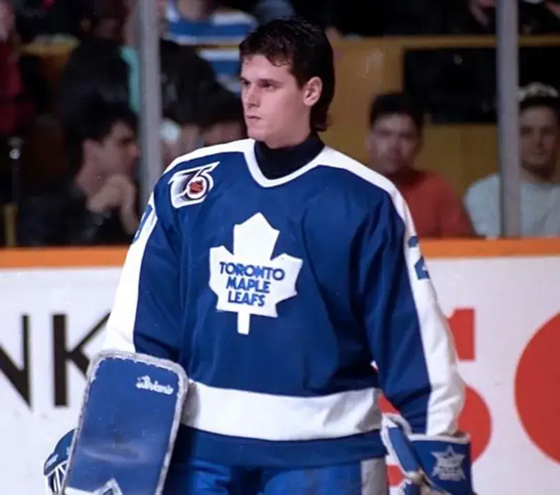 FELIX POTVIN Toronto Maple Leafs 1992 Away CCM Throwback NHL Hockey Jersey 