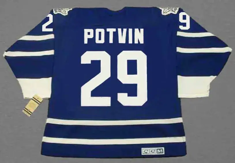FELIX POTVIN Toronto Maple Leafs 1993 CCM Throwback NHL Hockey Jersey 