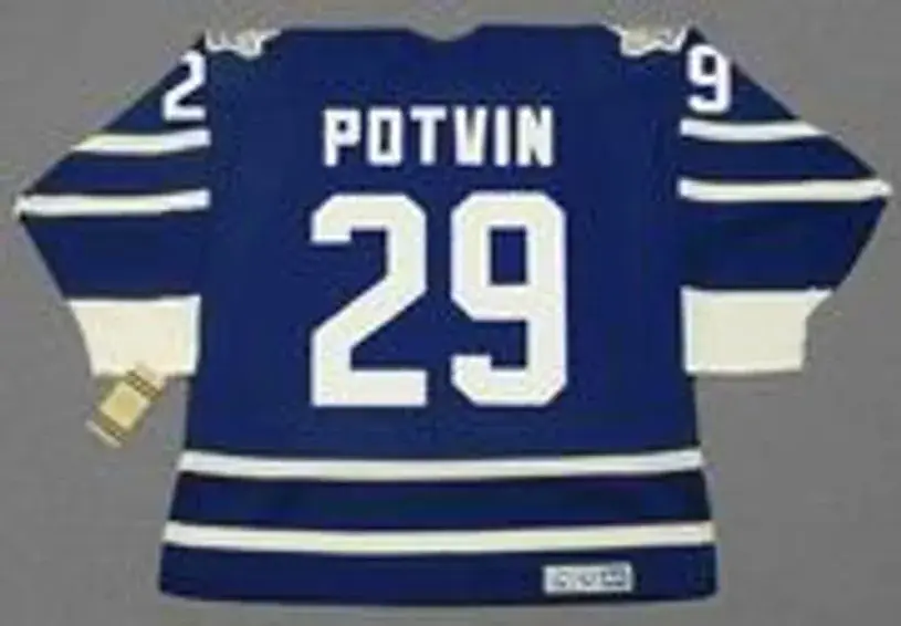 FELIX POTVIN Toronto Maple Leafs 1993 CCM Throwback NHL Hockey Jersey 