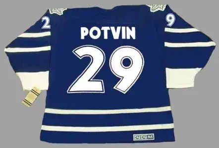FELIX POTVIN Toronto Maple Leafs 1997 CCM Vintage Throwback NHL Hockey Jersey 