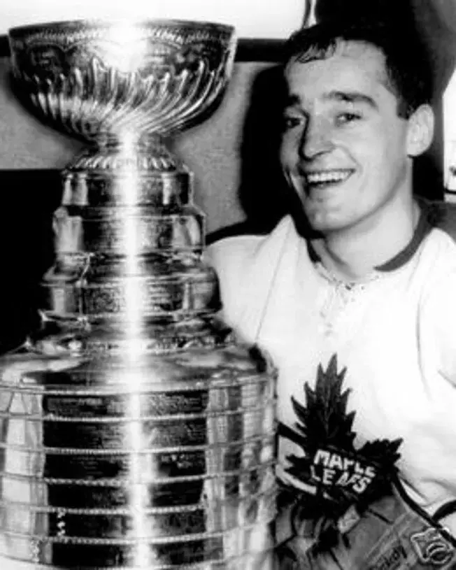 FRANK MAHOVLICH Toronto Maple Leafs 1963 CCM Throwback Away NHL Jersey 