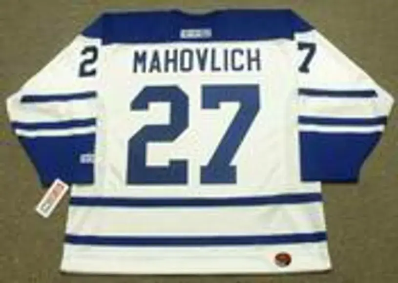 FRANK MAHOVLICH Toronto Maple Leafs 1963 CCM Throwback Away NHL Jersey 