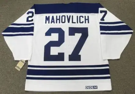 FRANK MAHOVLICH Toronto Maple Leafs 1967 Away CCM Throwback NHL Hockey Jersey 