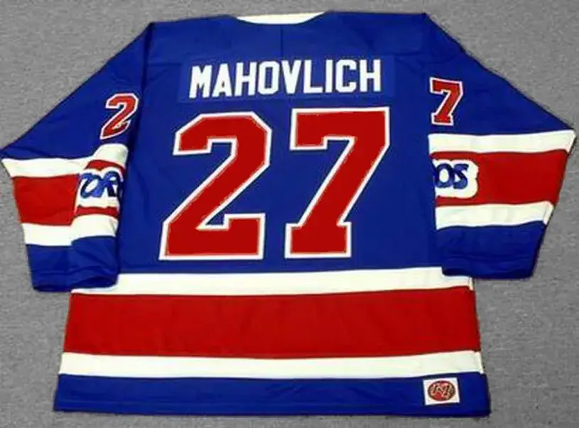FRANK MAHOVLICH Toronto Toros 1974 WHA Throwback Hockey Jersey 