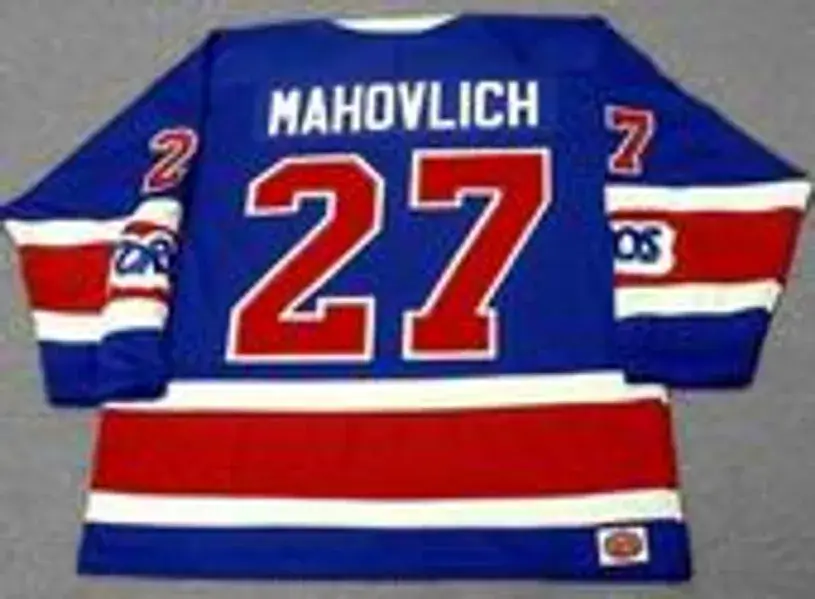 FRANK MAHOVLICH Toronto Toros 1974 WHA Throwback Hockey Jersey 