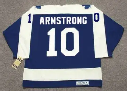 GEORGE ARMSTRONG Toronto Maple Leafs 1970 CCM Vintage Throwback NHL Hockey Jersey