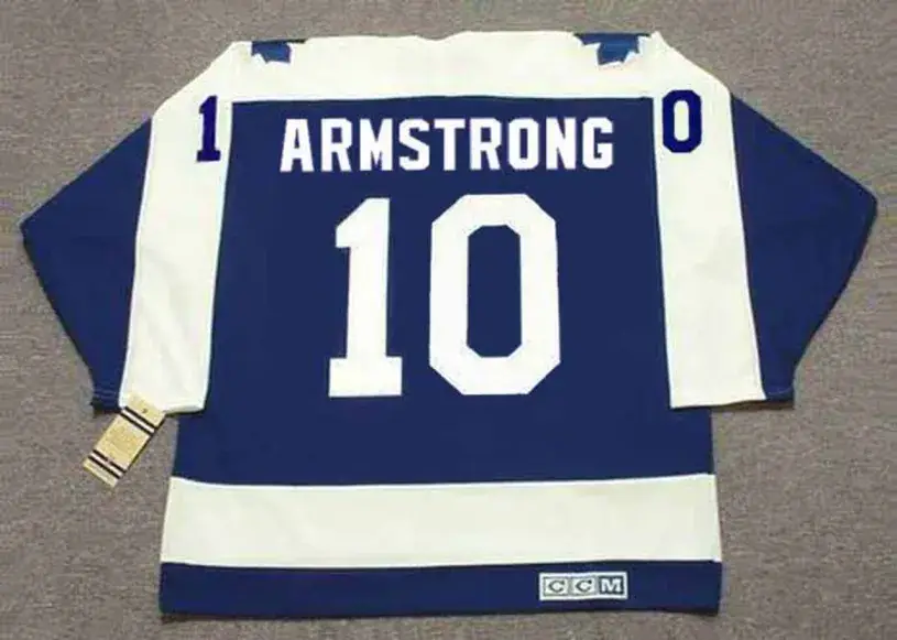 GEORGE ARMSTRONG Toronto Maple Leafs 1970 CCM Vintage Throwback NHL Hockey Jersey