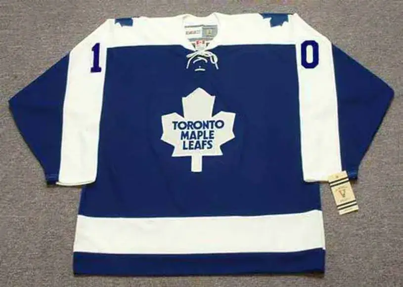 GEORGE ARMSTRONG Toronto Maple Leafs 1970 CCM Vintage Throwback NHL Hockey Jersey 