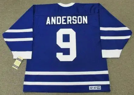 GLENN ANDERSON Toronto Maple Leafs 1991 CCM Vintage Throwback NHL Jersey 