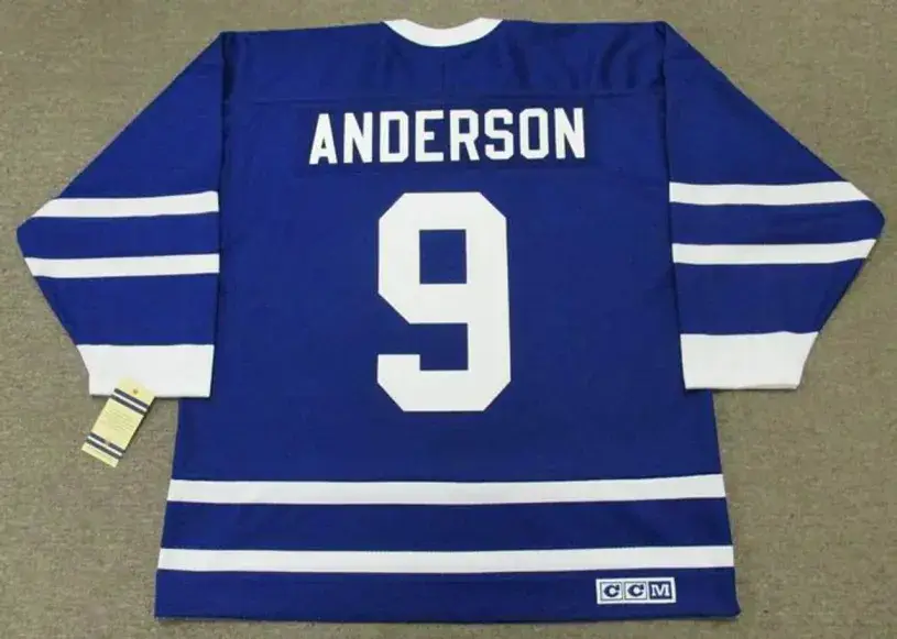 GLENN ANDERSON Toronto Maple Leafs 1991 CCM Vintage Throwback NHL Jersey 