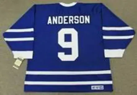 GLENN ANDERSON Toronto Maple Leafs 1991 CCM Vintage Throwback NHL Jersey 