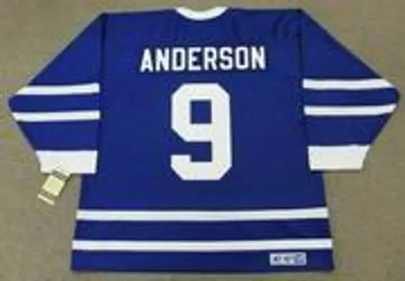 GLENN ANDERSON Toronto Maple Leafs 1991 CCM Vintage Throwback NHL Jersey 