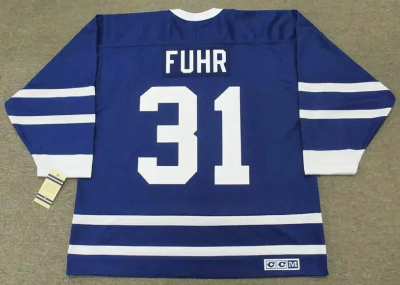 GRANT FUHR Toronto Maple Leafs 1991 CCM Vintage Throwback NHL Jersey